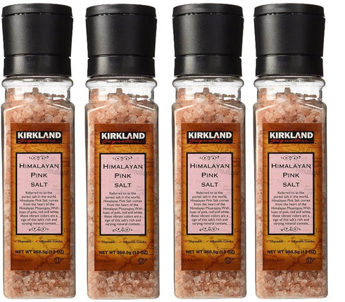 KIRKLAND Signature Himalayan Pink Salt, 13 Ounce ZaNKLP, 4Pack (13 Ounce)