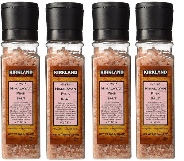 KIRKLAND Signature Himalayan Pink Salt, 13 Ounce ZaNKLP, 4Pack (13 Ounce)