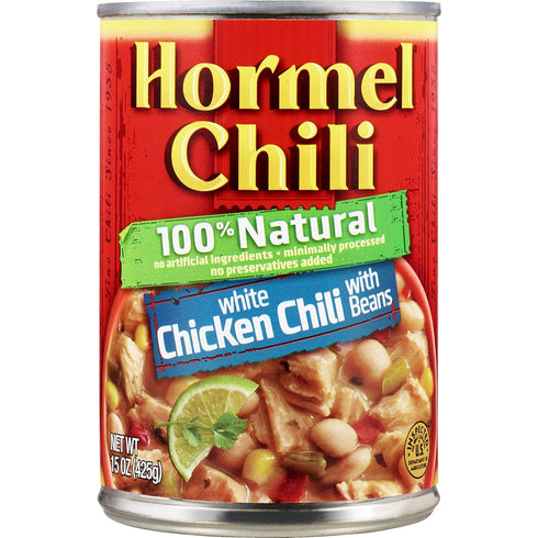 Hormel Chili Hormel Natural White Chicken Chili with Beans, 15 Ounce (Pack