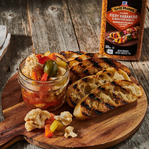24.87 oz McCormick Grill Mates Fiery Habanero & Roasted Garlic Seasoning