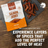 2-Pack 2.5 oz (Pack 2) SeaBear Spicy Heat Wild King Salmon Jerky Smoked Salmon Jerky, Wild-Caught Alaskan Salmon