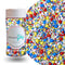 Sprinkle Pop Crash! Boom! Pow! Sprinkle Mix, Red Yellow Blue White Sprinkles for Superhero Themed Birthday