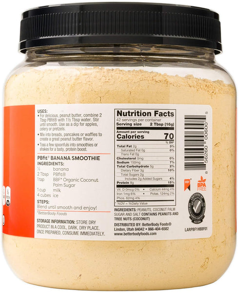 24 oz. (3 Count) PBFIT, Peanut Butter Powder