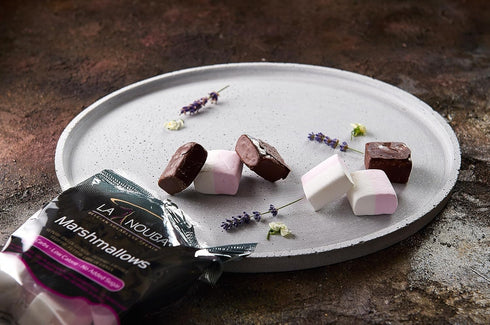 2 Pack (2.7 oz La Nouba Sugar Free Marshmallows, Keto Friendly, Zero Sugar, Low Carb, Perfect for Smores, Hot Chocolate