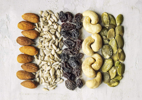 8 Food to Live Organic Raw Seeds, Nuts and Raisins Mix, Ounces Raw, Non-GMO Trail Mix Contains Almonds, Cashews