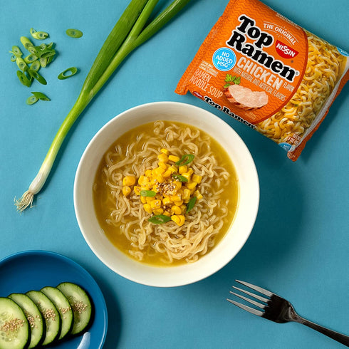 3.42 (Pack 6) Nissin Top Ramen Bowl Ramen Noodle Soup, Chicken, Ounce