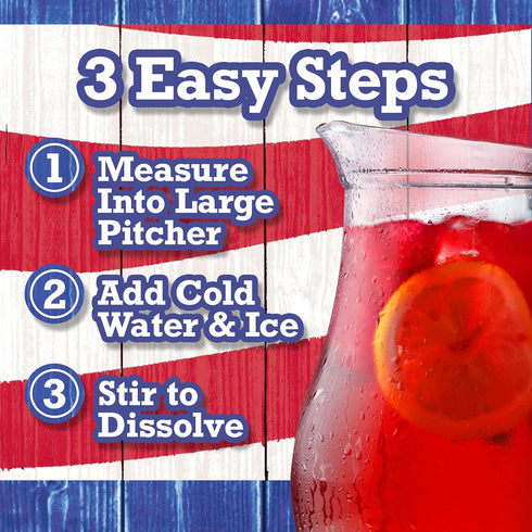 Country 1 18.3 oz Time Cherry Lemonade Powdered Drink Mix, Canister, for Shareable Refreshment, Naturally Flavored