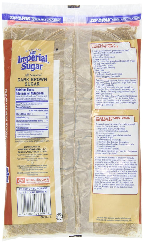 Imperial 2-Pound (Pack 6) Dark Brown Sugar