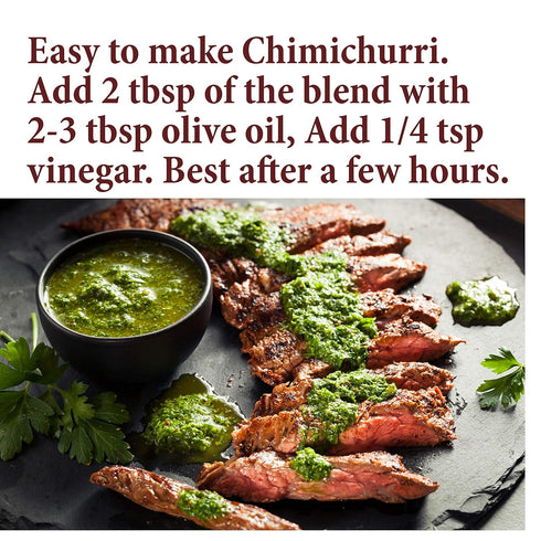 The Spice Way Chimichurri Spice Blend, Non-GMO, No Preservatives, No Additives, Just Spices, 2 oz Resealable Bag