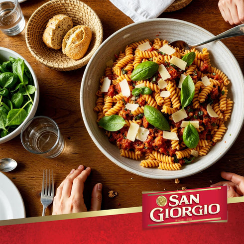 12-Pack (16 oz San Giorgio Rotelle Pasta, Each) Classic Wheel-Shaped Pasta for Fun & Flavorful Dishes