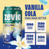 12 oz (24-Pack) Zevia Zero Sugar Soda, Vanilla Cola, Cans Naturally Sweetened, Non-GMO Project Verified, Gluten-Free