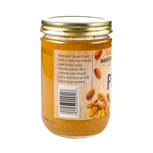 16 oz Woodstock Organic Smooth Peanut Butter