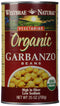Westbrae Organic Garbanzo Beans-25 oz
