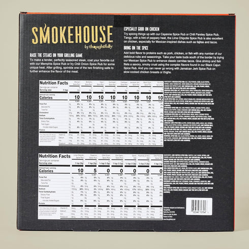 Set, 15 Set Set SmokehoSmokehouse by Thoughtfully, Grilling Spices BBQ Includes BBQ Spatula, Magnet and Flavorful