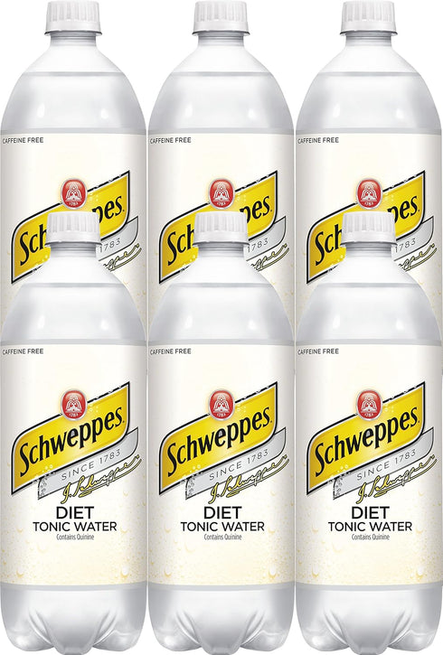 Schweppes Tonic Diet Water, 33.8 Fl Oz 6 Ct