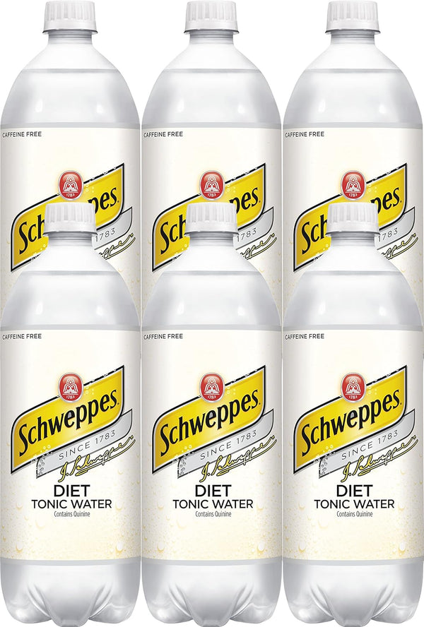 Schweppes Tonic Diet Water, 33.8 Fl Oz 6 Ct