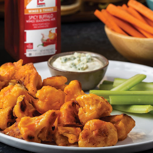 Lawry's Spicy Buffalo Wings Seasoning Mix, 21.5 oz - One Container of Spicy Buffalo Powder for Chicken Wings & More