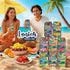 4g 20 4 Pack Lunish Prebiotic Soda Grape, Light & Refreshing Low Sugar Soda with Prebiotic Fiber, Apple Cider Vinegar