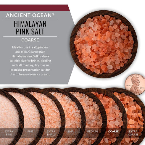 16 Oz SaltWorks Ancient Ocean Himalayan Pink Salt, Artisan Pour Spout Pouch, Himalayan (Coarse)