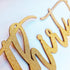 Merry Expressions Happy 30th Birthday Cake Topper, Gold Thirty Design