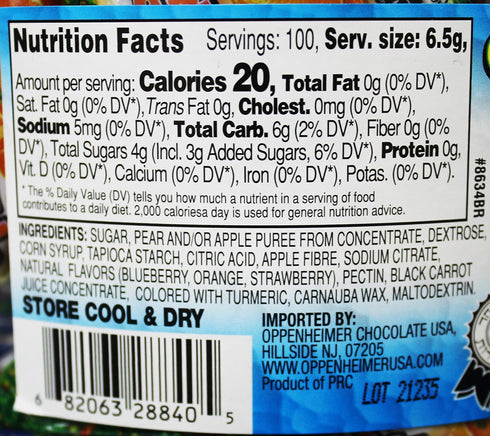 100 66% Fruit Nuggets Mini Pouches Kosher Vitamin C Real Juice All Natural Flavors Gluten Free - By Au'some