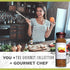 The Gourmet Collection Paprika Lemon & Lime Spice Blend, Cooking Seasoning for Chicken, Fish, Eggs, 156 Servings
