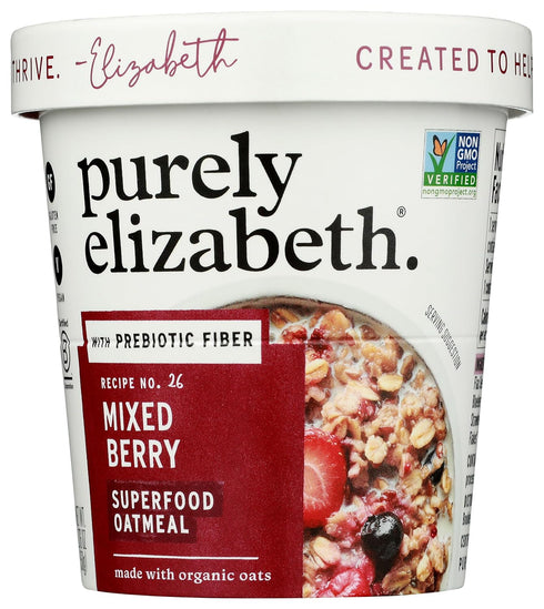 Purely Elizabeth Oatmeal Cup Mx Brry Preb 1.76 OZ