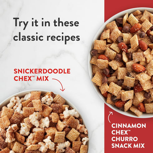 19.2 oz (Pack 5) Chex CinnamonBreakfast Cereal, Gluten Free