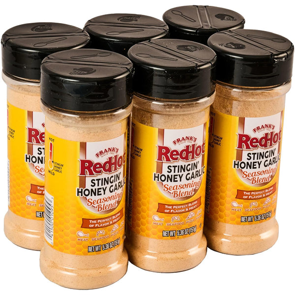 Frank's RedHot Stingin' Honey Garlic Seasoning Blend (Gluten Free), 5.36 oz (Pack