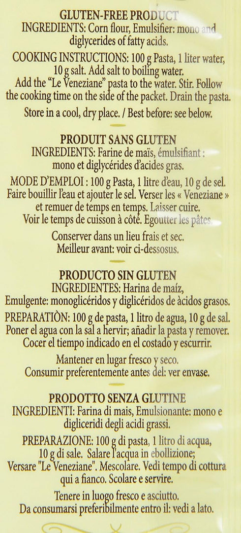 Le Veneziane 250-Gram Packages (Pack 12) Fettucce