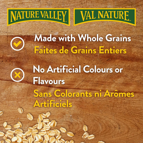 10 Count, 210g/7.4 oz., NATURE VALLEY Crunchy Maple Brown Sugar Granola Bars, {Imported from Canada}