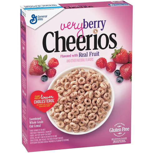 Very Berry Cheerios Cereal, 11.1 Ounce