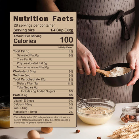 Rooted In Rare 30 Graham Flour For Baking - Ounce Bag - Product of USA - Stone Ground Whole Wheat Flour - Great
