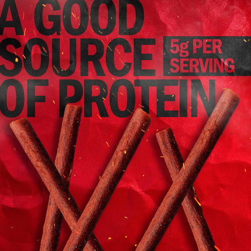 5g 0.8 Oz. (Pack 20) Jack Link's Classics Meat Sticks, Original - Protein Snack, Meat Snack Sticks with of Protein