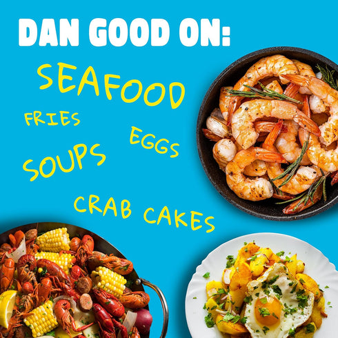 2.4 oz 2 Pack, Dan-O's SEA-soning Seasoning, Bottle, All-Purpose Seasoning for Fish, Shrimp, Seafood, Chicken & More