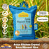 4-Pound 4lbs (1.81kg) Asian Kitchen Crystal Sona Masoori Aged Rice Bag, Short Grain Rice ~ All Natural | Gluten