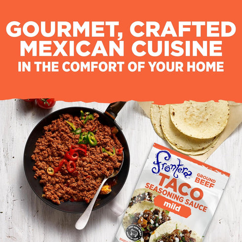 frontera 8 oz. Ground Beef Taco Skillet Sauce, Mild
