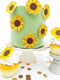 Sugar Robot - Edible Sunflowers for cake decorating - Large Size -