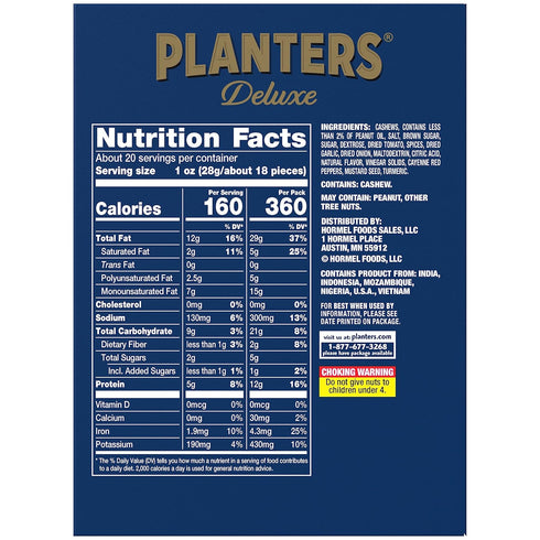 (Pack 10) PLANTERS Sweet Cayenne BBQ Cashews