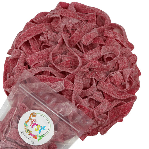 Gummy 2 LB) All Color Sour Belts (Wild Cherry