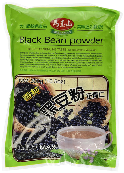 GREENMAX SINCE 1961 GREENMAX Black Bean Powder, Pure Instant Black Bean Drink Mix, No Preservatives,