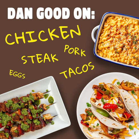 3.3 oz 2 Pack, Dan-O's Adob-O Seasoning, Bottle All Purpose Seasoning for Chicken Wings, Pork, Brisket, Tacos and More