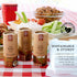 Kamenstein Kraft Paper Spice Tube Set, 99% Recycled Material Packaging with Included Spices for Tailgates