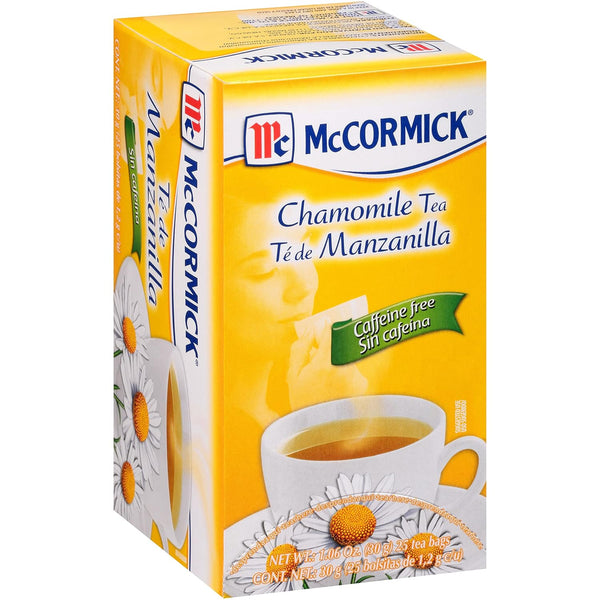 McCormick 25 Count Caffeine Free Chamomile Tea Bags, 1.06 oz