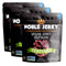 Noble Jerky Vegan Jerky, Plant-Based High Protein Snack, Vegetarian, Non-GMO, Teriyaki Flavor,