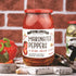 Set- 32 Oz Healthy Veggie Lovers Includes Four Jars of Marinated Peppers, Sweet Cucumber Salad, Red Cabbage, and German