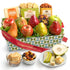 Classic Fruit Basket with Cheese and Nuts - Congratulations Gift