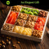 (12 Package, NUT CRAVINGS - Easter Dried Fruit & Mixed Nuts Gift Basket in Reusable Wooden Tray + Ribbon Assortments)