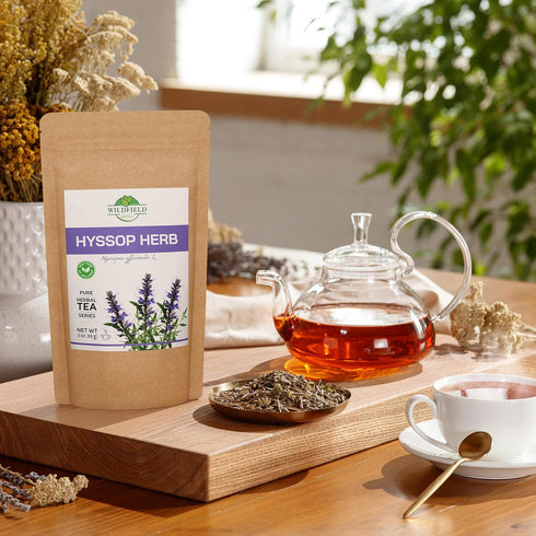 3 oz Hyssop Dried Herb for Tea, Herbal (Hyssópus officinális) - 85 g Hyssop Herb