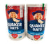 Quaker Oats Quick 1-Minute Oatmeal, Breakfast Cereal, 18oz Canisters (2-Packs)